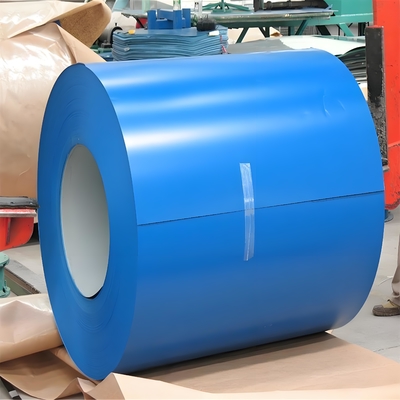 PPGI Chapas de aço galvanizadas pré-pintadas bobina de cor com forte corrosão azul oceânico cor 0,15-2,0mm espessura