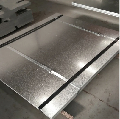 1500 mm Largura Chapas de aço electrogalvanizadas Chapas de metal EG com serviço de soldagem DC01