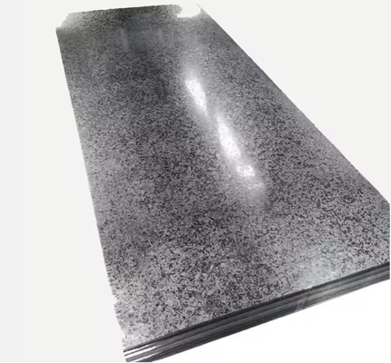 Folha GI Spangle Regular Espessura 0,12 mm-2,0 mm Para fabricação Aprovada pela ASTM, JIS, IOS
