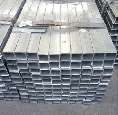 S275 Tubos galvanizados quadrados de grau 12m aplicáveis a tubos de fluidos