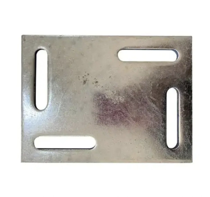 AISI JIS Placa de base galvanizada em edifícios de concreto