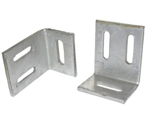 10 a 20 mm de espessura Placas de base de aço Placas de base de aço com buracos na parede de concreto