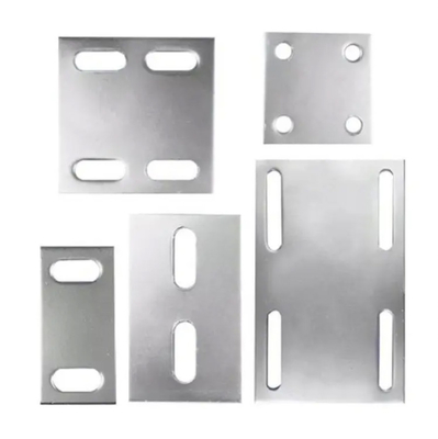 Placa de embutido OEM Placa de aço galvanizado de concreto com 2 furos 4 furos Partes incorporadas