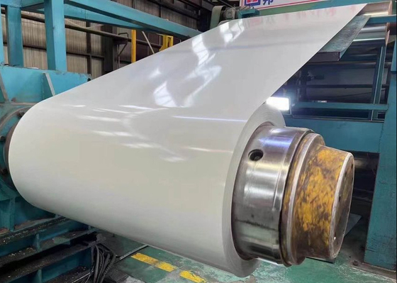 PPGI Chapas de aço galvanizadas pré-pintadas bobina de cor com forte corrosão azul oceânico cor 0,09-0,7 mm espessura