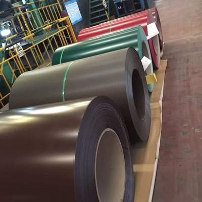 PPGI 0,09-0,7 Espessura Chapas de aço galvanizadas pré-pintadas bobina de cor com forte cor preta anticorrosiva