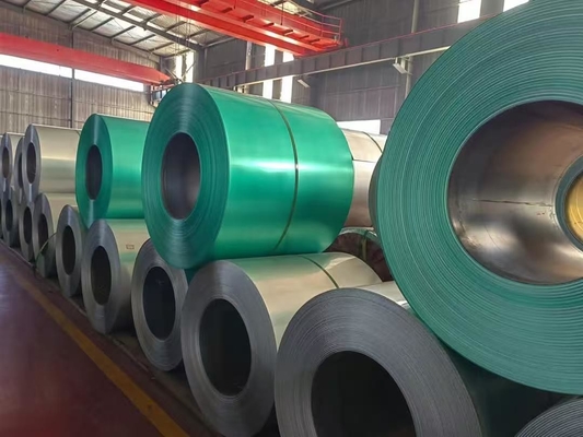 PPGI 0,09-0,7 Espessura TDC51D Chapas de aço galvanizadas pré-pintadas bobina de cor com cor verde anti-corrosiva forte