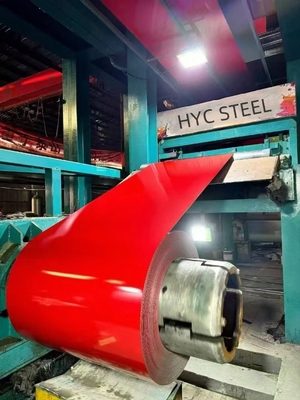 PPGI 0,09-0,7 Espessura TDC51D Chapas de aço galvanizadas pré-pintadas bobina de cor com cor verde anti-corrosiva forte