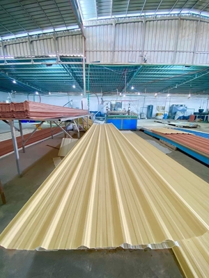 PPGI 0,09-0,7 Espessura Chapas de aço galvanizado pré-pintadas bobina de cor cor amarelo creme
