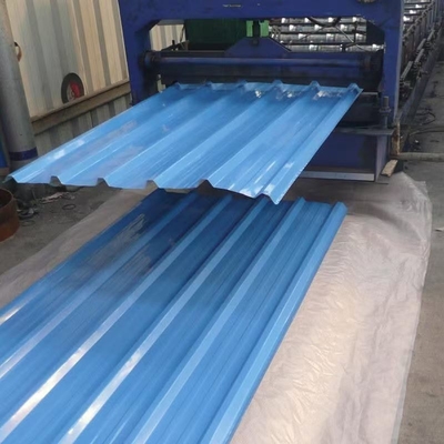 PPGI 0,09-0,7 Espessura Chapas de aço galvanizadas pré-pintadas bobina de cor cor azul
